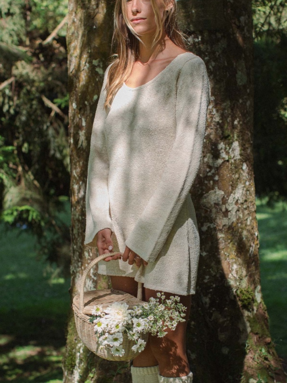 Indigo Luna Paloma dress cloud cream